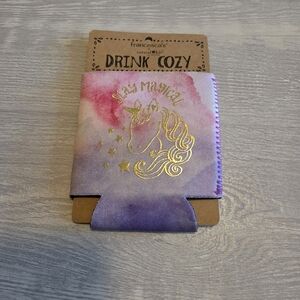 Francesca's Collections Pink and Purple Drink Cozy